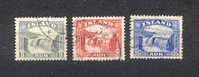 Islandia  1931-32.-  Y&T Nº   139/141 - Andere & Zonder Classificatie