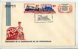 URUGUAY FDC COVER TRAIN RAILROAD RAILWAY FERROCARRIL TRANSPORT - Tramways