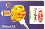 BARILLA SPAGHETTI 50U GEM 07.94 ETAT COURANT (1 Griffe Nette Sur Recto) - 1994