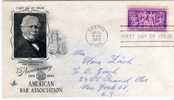 ★USA - FDC - 75TH ANNIVERSARY OF THE AMERICAN BAR ASSOCIATION (U021) - Altri & Non Classificati