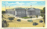 US Treasury Washington, Trams, Tramways, Strassenbahn, Trolleys, Trollies Ca 1910-1920 - Washington DC