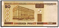 20  Rublei  "BIELORUSSIE"  2000     UNC    Ro 7 - Belarus