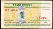 1  Rublei  "BIELORUSSIE"  2000     UNC    Ro 9 - Belarus