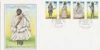 Fiji-1998 Chief's Costumes FDC - Fiji (1970-...)