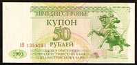 50  Rubles "TRANSNISTRIE"  1993  UNC     Ro 41 - Moldavië