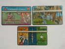 Sport Series. USA 11/13. Complete Series Of 3 Cards. - [1] Holographic Cards (Landis & Gyr)