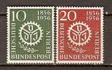 Germany (Berlin) 1956 Verein Deutscher Ingenieure (Vdl)  (**) Mi.138-139 - Ongebruikt