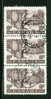 1950 10 Cent Drying Skins Overprinted G Vertical Triple #O26 - Overprinted