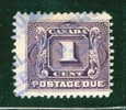 1906 1 Cent Poatage Due #J1 - Segnatasse