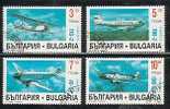 BULGARIA \ BULGARIE - 1995 - Avions De Transport - 4v Obl. - Usados