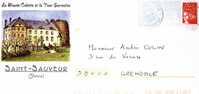 Enveloppe Entier Postale [Prêt à Poster] St SAUVEUR [Yonne]= écrivain / Musée - Museums