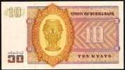 10 Kyats  "BURMA"       UNC     Ro 43 - Myanmar