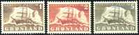 GROENLAND / GREENLAND / GROENLANDIA - 1950-1957 - * - YT 25-27 - Altri & Non Classificati