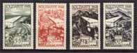 MAROC  1949  Aerien  N° 70 / 74 . Neuf X (trace De Charn.) Serie Compl. - Posta Aerea