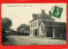 SALBRIS 1913 PLACE DE LA GARE BOUCHERIE DESCHAMPS  CARTE EN BON ETAT - Salbris