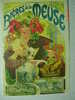 5829  ALPHONSE MUCHA ILUSTRADOR  BIERE DE LA MEUSE   COPY COPIA  REPRO  YEARS / AÑOS  1993 - Mucha, Alphonse