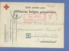 Militaire Belge Prisonniers , Stempel ROOD KRUIS VAN BELGIE  + Gepruft Oflag IX B - Guerra '40-'45 (Storia Postale)