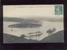 Landévennec L'île Térénez Au Loin La Chaîne Du Ménez-hom édit.? N° 27 Bateaux Militaires  Belle Carte - Landévennec