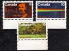 Canada 1973  N°Y.T. :  495 à 497** - Neufs