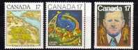 Canada 1981  N°Y.T. :  776 à 778** - Unused Stamps