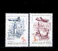 C767 - Hongrie 1958 - Yv.no.  PA 211/2 Neufs** - Unused Stamps