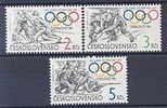 TCHECOSLOVAQUIE 2570/72 Jeux Olympiques Hiver Sarajevo - Hockey (su Ghiaccio)