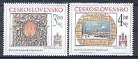 TCHECOSLOVAQUIE 2589/90 Histoire De Bratislava - Unused Stamps