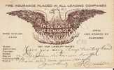 USG111/  USA -  Fire Insurance, Private Stationery With Eagle (Adler) - 1901-20