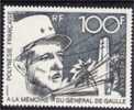 Polynesie 1972  ~ . Aérien N° 70 Neuf X X. Général De Gaulle - Unused Stamps