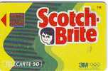 SCOTCH BRITE 50U GEM 3 NUMEROS GRAS N° B1B28E ETAT MOYEN (Voir Scan) - Varietà