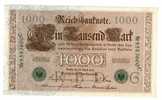 1000 Marks 1910 -excellent état- Quasiment Neuf - 1000 Mark