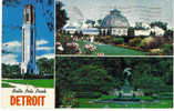 Cp Belle Isle Park Detroit Michigan Dos Obliteration Du 2/10/60 + 2 Timbres - Altri & Non Classificati