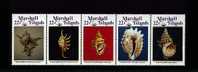 MARSHALL ISLANDS - 1987  SHELLS  STRIP  MINT NH - Marshallinseln