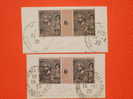 MONACO. N°17 Oblitéré Sur Fragment - 40 Centimes Albert 1er Millésime 0. Les 2 Teintes De 1920.   Superbe - Gebraucht