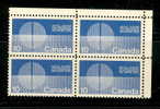 Canada Unitrade 513p MNH VF Upper Right Blank (non Inscription) Corner Block. Energy Unification......................M8 - Plattennummern & Inschriften