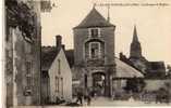 /18/  LES AIX D ANGUILLON  LE DONJON ET L EGLISE - Les Aix-d'Angillon