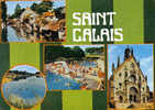 Carte Postale 72. Saint-Calais  Trés Beau Plan - Saint Calais