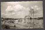 Germany Flensburg Blick über Der Hafen Harbour Ships Steamers Cars Real Photo Cancel Flensburg 1958 - Flensburg