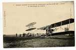 Cpa ATTERRISSAGE DE LEFEBVRE Grande Semaine D´aviation De CHAMPAGNE Aout 1909- Ph Bienaime Libr Michaud - Fliegertreffen