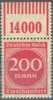 1923 200M OR 1-11-1 Mi 269 W OR Posfrisch/neuf Sans Charniere/MNH - Altri & Non Classificati