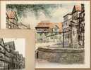 ALLENDORF-Markt Platz -Hessen-Lithographie Mit Foto 1947 - Bad Soden