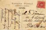 6598. Postal Tona (barcelona) 1908. Ambulante Ferrocarril - Cartas & Documentos