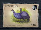 LESOTHO     1988   Birds   10m  Helmet  Guineafowl - Lesotho (1966-...)