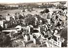 CPSM.  ORADOUR SUR GLANE . BOURG MARTYR. 10 JUIN 1944.VUE EN AVION. DENTELLEE - Oradour Sur Glane