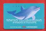 Japan Japon  Telefonkarte Télécarte Phonecard Telefoonkaart  -    Delfin Dauphin Dolphin  Delphin - Delfines