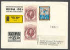 Austria Organisationskomitee WIPA 1981 Registered Einschreiben Label 1063 WIEN 1981 Cover STOCKHOLM  Sweden - Cartas & Documentos