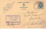 Entier 106 Obl Tubize - Postcards 1909-1934