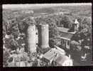 En Avion Au-dessus De ...crocq Le Vieux Donjon & L'église édit.lapie N° 13 Belle Cpsm - Crocq