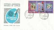 CYPRUS  1975 EUROPA CEPT FDC - 1975