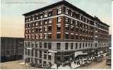 Colman Building Downtown Seattle WA On Vintage Postcard, Horse-drawn Wagons - Seattle